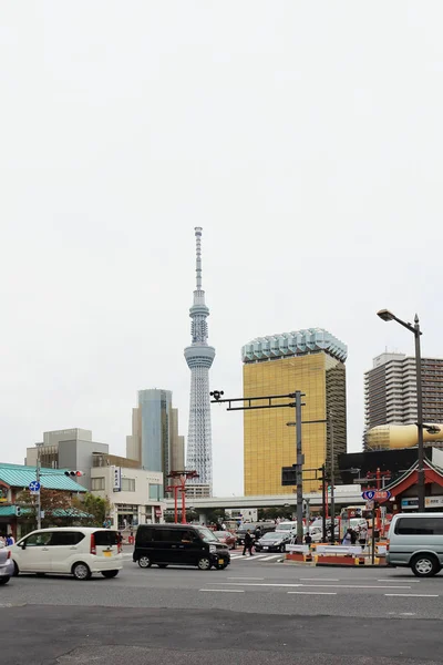 Tokyo, Japonya - 02 Ekim 2017: Tokyo Skytree Tv Kulesi — Stok fotoğraf